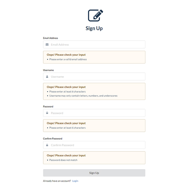 Enlighten Signup 2